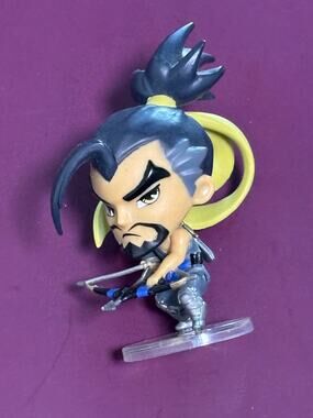 Blizzard Overwatch Cute But Deadly Series 5 Hanzo 3" Vinyl Figure With Stand